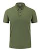 Novo Produto de Verão 2026: Camisa Polo Jacquard Estilo Floresta Gola Abacaxi Piquet Duplo Cor Sólida Lapela Destaque Live Stream Manga Curta Camiseta