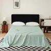 2025 Nova Coleção Primavera/Verão 40 Fios Sarja 100% Algodão Estilo Semi-Açúcar Lençol de Solteiro 120*230cm Metade