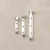 Accesorios para el cabello DIY Broche de imperdible plateado simple Materiales para pegar hechos a mano 25/35/45mm
