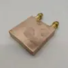 Bloco de Resfriamento a Água de Cobre Puro 40*80mm Placa de Refrigeração Placa de Geração de Energia Radiador de Resfriamento a Água para CPU Trocador de Calor Resfriamento Líquido