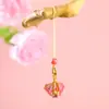 Pulsera Tejida de Cuerda de Cinco Colores del Festival del Bote del Dragón con Nudo de Flor de Durazno, Pulsera Semi-Terminada Hecha a Mano DIY para Niños, Venta al por Mayor de Regalos