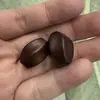 Acessórios de Pingente de Contas com Furo Reto de Acrílico Contas Rosqueadas de Formato Especial Cor Café Pingente de Conta Conta Solta Acessórios de Vestuário