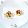 Alta Retenção de Cor Acessórios DIY Banhados a Ouro Pingente de Milho Pulseira Colar Materiais para Miçangas Moda Retro Chinesa Versátil