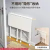 Mesa pequeña plegable portátil para el hogar, mesa de estudio para dormitorio, escritorio simple para estudiantes, escritorio de oficina, mesa de computadora, mesita de noche
