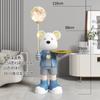 Oso violento famoso en internet lámpara lunar grande de aterrizaje adornos de almacenamiento sala de estar mueble de TV junto al sofá regalo de inauguración de la casa