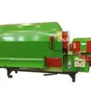 Misturador vertical de alimentação total, máquina misturadora de ração de eixo duplo, máquina de preparação de forragem para gado e ovelhas