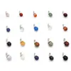 Cristal Natural Ágata Mágico Gorro Navideño Colgante de Bola Rosa Cristal Rosa Piedra Semipreciosa Colgante de Collar Transfronterizo Halloween