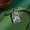 Nuevo colgante retro Jinqi a juego con figura sólida de Bodhisattva Puxian Buda, colgante de dios guardián del zodíaco dragón serpiente para hombre