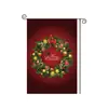 Navidad Año Nuevo Pareados Tela de Fondo Ancho de Puerta Cubierta de Puerta Bandera de Jardín Decoración Exclusiva de Comercio Exterior de Amazon Arreglo