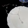 Collar de Perla de Zircón Estilo Francés Calabaza, Sencillo y de Moda, Versátil para el Uso Diario, Cadena para Clavícula con un Diseño Único, Cadena para el Cuello de Nicho