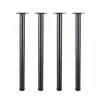 Pernas de mesa de metal Barra de tubo redondo Pés de apoio Pernas de mesa de jantar Pernas de mesa de tubo quadrado Pés de móveis de mesa Pés de mesa Pernas de mesa de ferro