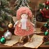Youqi Nuevo Producto Decoración Navideña Adorno de Ángel con Astas Rellenas Linda Niña con Alas Regalo para Jardín de Niños