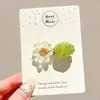 Presilha de Cabelo de Alto Padrão Coreana para Mulheres Presilha de Lã Estilo Retrô Outono Inverno Presilha para Franja Presilha Fofa de Coração Acessórios de Cabelo Adorno de Cabeça