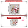 Adesivos de Janela de Natal Múltiplos de Tamanho Grande Papai Noel Decalques de Janela para Vidraças Porta de Vidro Decoração Adesivos Eletrostáticos para Vidro
