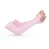 Mangas de protección solar de seda de hielo de verano para ciclismo al aire libre, mangas de hielo con protección UV, delgadas de seda de hielo, moda para hombres y mujeres, mangas de hielo al por mayor