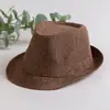 Sombrero de copa de verano para mujer, nuevo sombrero de lino con protección solar, sombrero de sol para viaje, sombrero de copa británico, sombrero de jazz para hombre, sombrero de playa para pareja