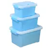 Caja de Almacenamiento Portátil Caja de Almacenamiento para Juguetes Infantiles Cápsulas de Detergente para Ropa Caja Organizadora de Plástico Transparente Caja de Almacenamiento de Escritorio Venta al por Mayor
