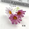 Flor de crisantemo persa de 3 pétalos estilo europeo cabeza de flor material para corona de guirnalda corsage tocado pasador flor adornos pequeños decorativos