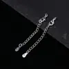 Pulsera Chapada en Oro de 18K Cadena de Cola de Pulsera Material Hecho a Mano DIY Cadena de Extensión para Pulsera Collar Joyería Versátil Al por Mayor