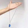 Pendente Muyu ZenOne Um Reino Zen Novo Estilo Chinês Retrô Étnico Longo Estrela Folha Colar de Camada Dupla