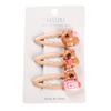 3 Pinza para el Cabello para Niña con Tarjeta Dulce Flor Pinza para el Cabello Pinza BB Sentido Avanzado Goteo de Aceite Nubes Accesorios para el Cabello Pinza para Flequillo Lateral