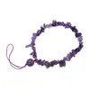 Cadena de Teléfono de Cristal Amarillo de la Suerte para Mujer, Exquisito Colgante de Muñeca de Amatista Natural, Cordón para Funda de Teléfono de Cadena de Cuentas, Colgante para Hombre