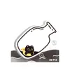 Lindas Notas Adhesivas con Forma de Gatito Negro, Notas Adhesivas Estéticas de Alto Valor, Material Adhesivo Simple, Bloc de Notas para Mensajes para Estudiantes