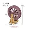 Roda d'água Moinho de vento Rochedo Água corrente Ornamento de Pátio Peixe de Plástico Tanque de Peixes Estanque Circulação de Água Roda d'água Pequena Peças de Roda d'água Conjunto Completo
