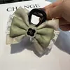 Elegante Presilha de Cabelo Média com Laço Dupla Face e Acabamento de Luxo para Penteados Coques na Parte de Trás da Cabeça, Novo Acessório de Cabelo para Atacado