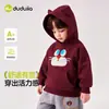 Moletom Infantil Retro Americano Dudu Coleção Outono Top para Meninos Roupas de Bebê Outono Moda para Crianças Pequenas