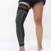 Joelheiras Personalizadas para Corrida, Joelheiras Estendidas de Tricô, Bandagens Longas para Pernas, Joelheiras de Nylon Pressurizado para Coxa, Ciclismo Esportivo