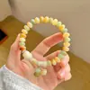 Novo Pulseira Étnica Estilo Chinês Bodhi de Dunhuang com Contas de Ábaco de Círculo Único para Envolver o Dedo, Macia e Flexível, Contas de Oração Budista Atacado