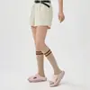 Pantuflas de verano para mujer para exteriores con soporte para el arco, parte delantera alta y trasera baja, suela gruesa, diseño de una tira, adecuadas para parejas, uso en interiores