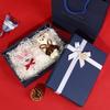 Caja de Regalo con Lazo Cielo Azul y Tierra, Caja de Regalo para Cumpleaños de Niño, Caja de Embalaje para Termo, Caja de Regalo, Caja Vacía, Papel