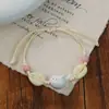 Jingdezhen Navidad Cerámica Cuerda Trenzada Pulsera Animales de Dibujos Animados Cuerda de Mano Joyería al por Mayor para Atracciones Turísticas Nicho Lujo Ligero