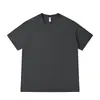 Camiseta Oversize Blanca de Peso Pesado Hilo Doble 40S Verano Transfronteriza Hombro Normal Camiseta Base Manga Corta Camiseta de Algodón Puro para Hombre Hecha a Medida