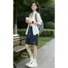 Shorts Deportivos de Secado Rápido con Cremallera de Marca de Moda para Hombres y Mujeres, Otoño Delgados Versátiles Frescos Talla Grande Casual Pantalones de Cinco Puntos Ropa de Trabajo