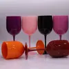 Copo de Vinho Tinto Alto de Plástico Reto de Fábrica PP PS Acrílico PC Transparente Copo de Champanhe Copo de Vinho Tinto Uva de Plástico