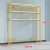 Estantería de exhibición para tienda de textiles para el hogar, juego de cuatro piezas, soporte de exhibición para edredón, almohada, ropa de cama, estantería de isla de doble cara para tela
