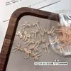 Accesorio de arte para uñas con lazo suave translúcido estilo deseo puro, decoración de uñas con lazo de cinta escarchada gelatina