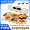 110V220V Americano, Britânico e Europeu Multifuncional Aquecido Almofada Isolante para Legumes Doméstico Leite com Chá Silicone Isolante Tábua de Corte Quente