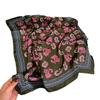 Bufanda de anacardo retro de estilo étnico para mujer, bufanda cuadrada de 70 cm con estampado paisley, bufanda de estilo europeo y americano, suministro transfronterizo