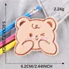 Etiqueta de Bordado por Computadora Lixin Accesorios para Ropa Pegatinas de Bordado de Oso de Peluche Lindo Parche Autoadhesivo Pegatinas de Tela de Animal