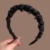 Faixa de Cabeça Floral Dentada Doce para Mulheres, Uso Diário ao Ar Livre, Faixa de Cabelo com Fita Superior de Caveira Alta, Prendedor de Cabelo Integrado, Acessório de Cabelo