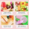 Casa de Juego para Niños Barbacoa Comida Artificial Mariscos Frutas y Verduras Cocina Olla Caliente Juguetes Niños y Niñas Set de Cocina