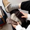 Calcetines para Mujer, Cálidos para Otoño e Invierno, Forrados de Felpa y Engrosados, Nuevos Calcetines de Rizo de Puntos, Lindos y Versátiles, Calcetines Retro Holgados