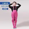 Traje de Areia e Água para Crianças Pequenas Roupa Única para Brincadeiras Aquáticas ao Ar Livre para Meninos e Meninas Botas de Chuva Calças de Chuva Equipamento Metabo