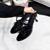 Sandalias con Lazo 1812-2 para Mujer, Nuevo Modelo 2026, Zapatos de Tacón Alto para Mujer, Tacón Fino, Punta Redonda, Sandalias de Tacón Alto para Mujer