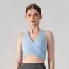 Top de Fitness de Verano sin Mangas para Mujer, Ropa Deportiva de Entrenamiento de Secado Rápido con Almohadillas en el Pecho, Espalda Descubierta en V Profunda, Chaleco de Yoga