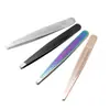 Pinzas para Cejas de Acero Inoxidable, Pinzas para Extensiones de Pestañas, Pinzas Portátiles para Depilación, Herramientas de Belleza, Pinzas para Dar Forma a las Cejas, Personalizables